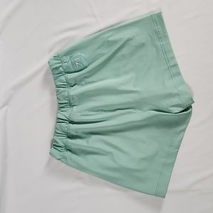 Gymshark Athleisure Light Green Pocket Short. Draw String Small Size